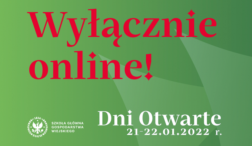 Dni Otwarte SGGW 2022 online