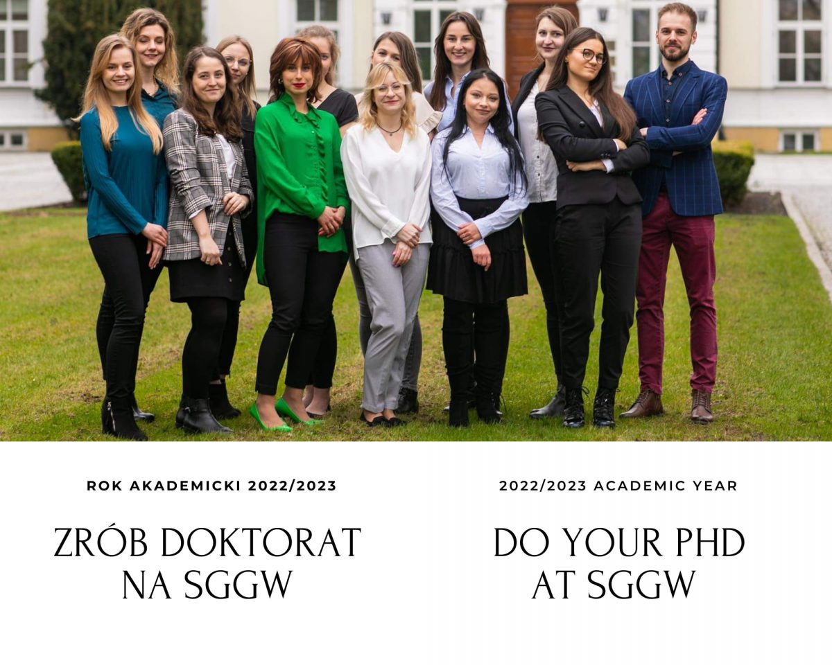 Warsaw University of Life Sciences Doctoral School