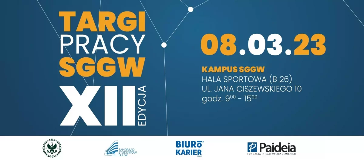 XII Targi Pracy SGGW // Kampus SGGW // 08.03.23