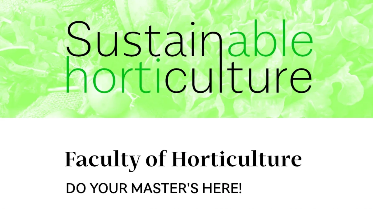 Sustainable horticulture - in English (NEW)