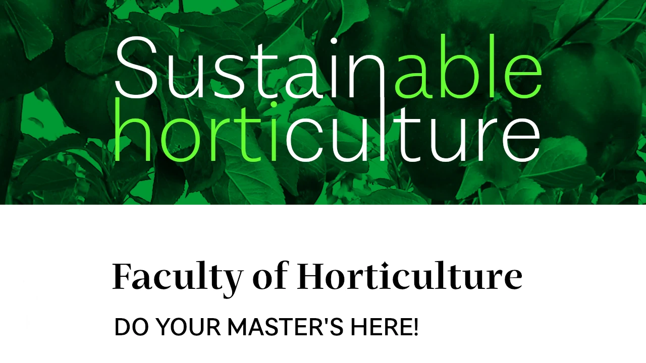 Sustainable horticulture - in English (NEW)