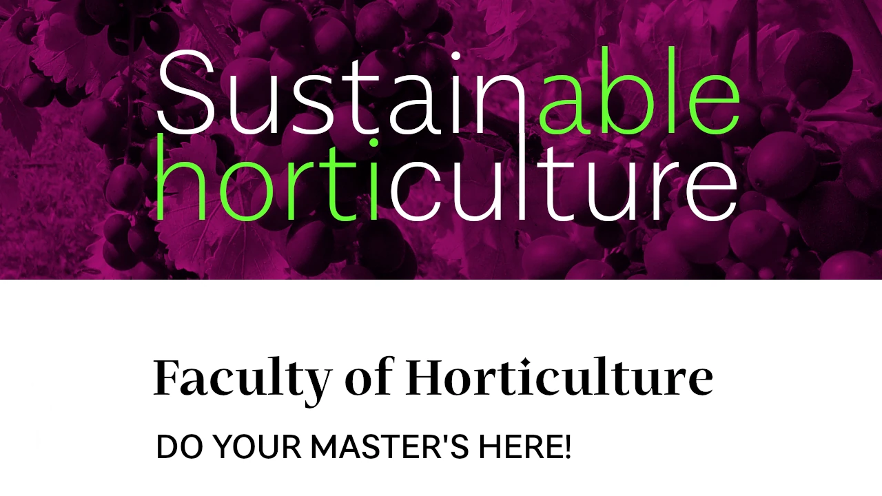 Sustainable horticulture - in English (NEW)
