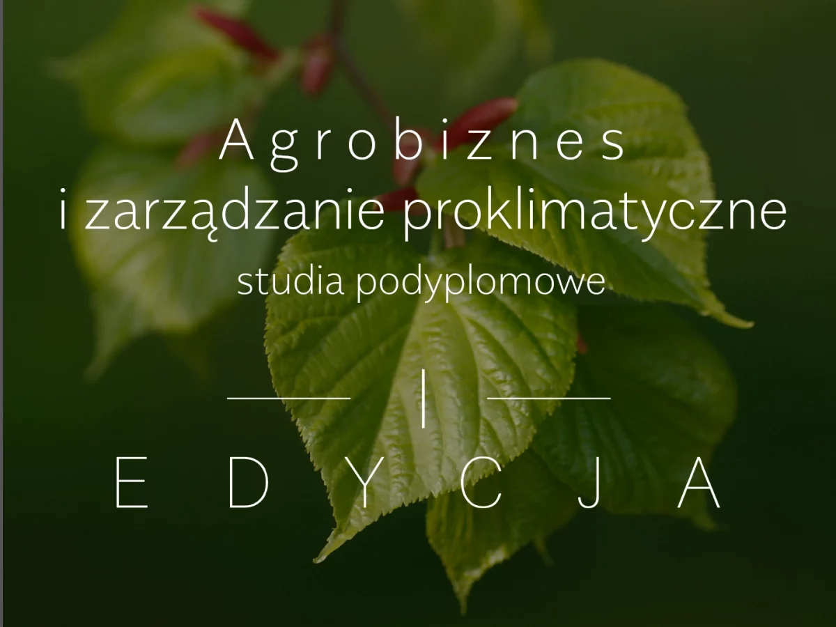 Agrobiznes i zarzadzanie proklimatyczne