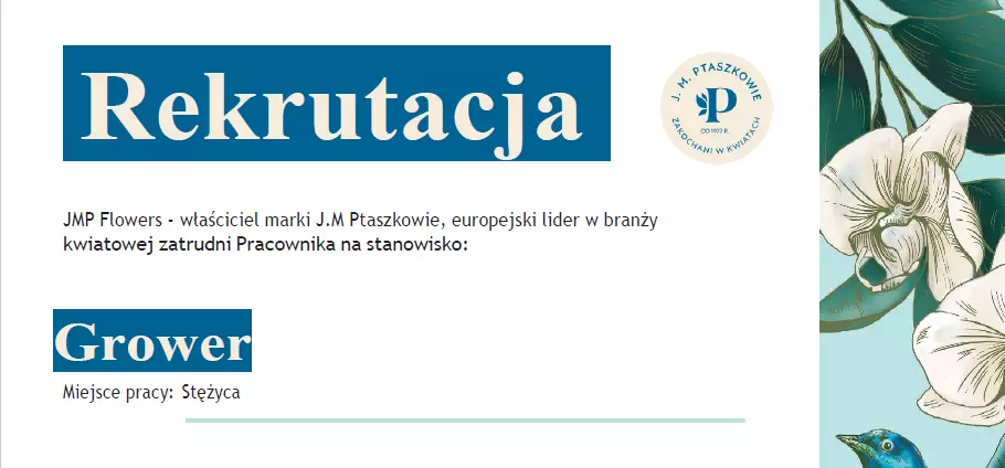 JMP Oferty Pracy Grower 2024